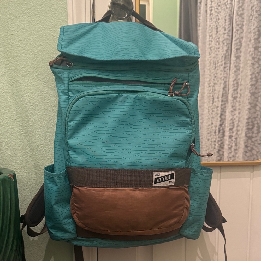 Kelty Teal and Brown Backpack